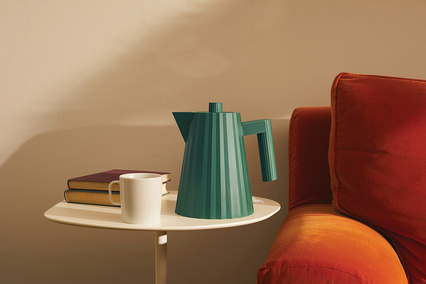 Plissé Električni grelnik vode, 1 l, moder