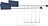 Plissé Panneaux Latéraux pour grille-pain, bleus, Lot de 2