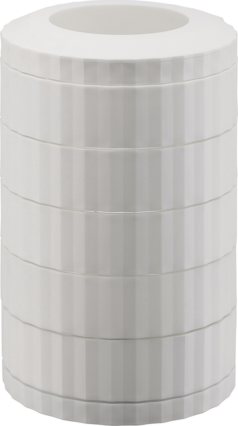 Plissé Posoda za kavne kapsule, bela