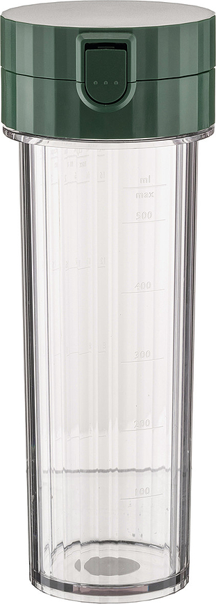 Plissé Posoda za mešalnik za na pot, zelena