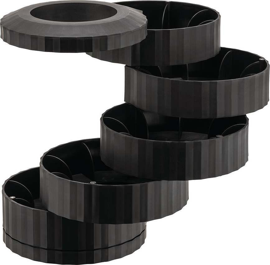 Plissé Spremnik za kapsule kave bijeli