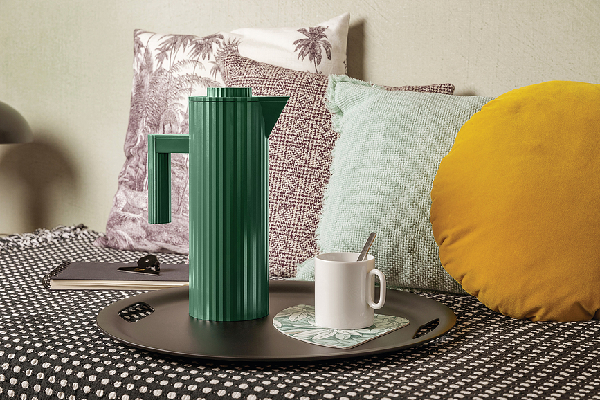 Plissé Κανάτα Θερμός, 1 L, κόκκινη