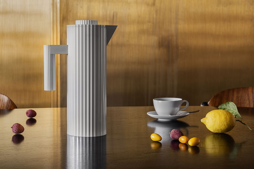 Plissé Carafe isotherme, 1 L, noire