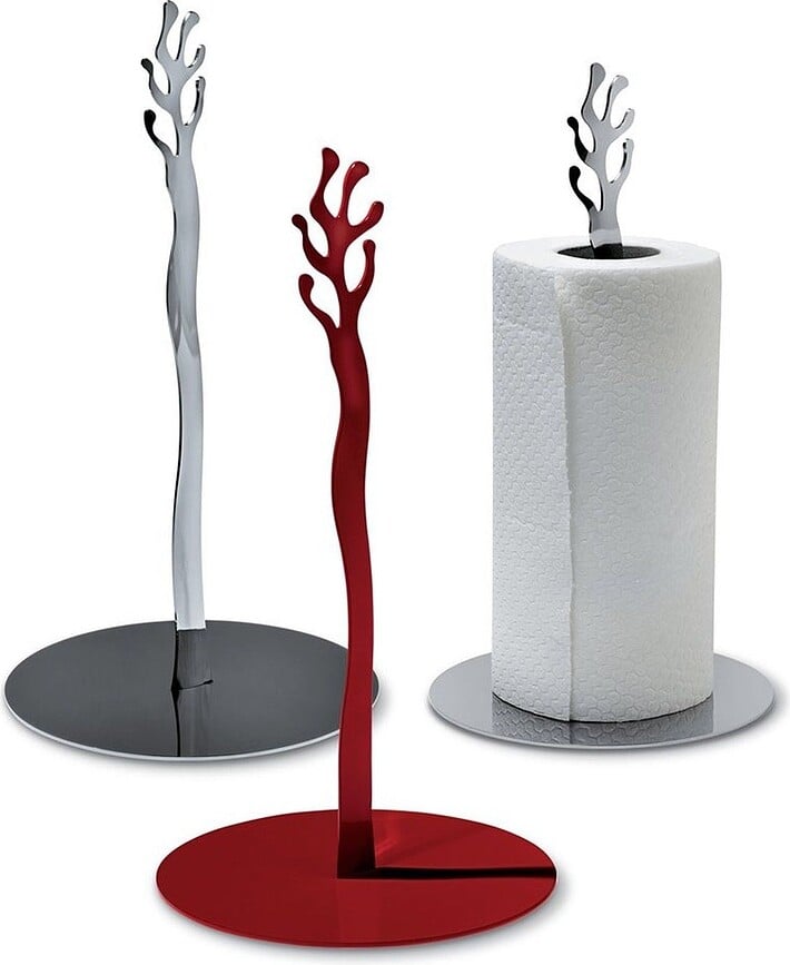 Portarrollos de papel de cocina Mediterraneo, plateado