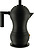 Pulcina Cafetière à Moka 150 ml, noire