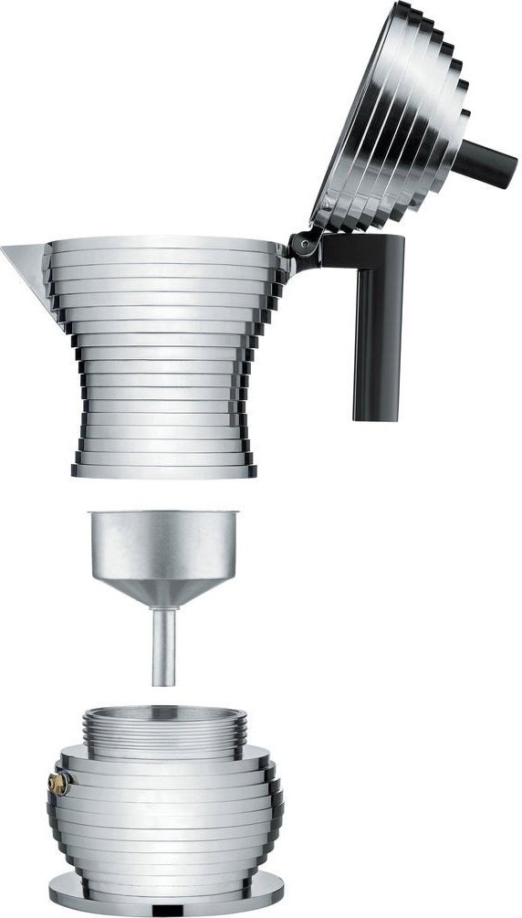 Alessi Pulcina 6 Cup Induction Stovetop Espresso Coffee Maker