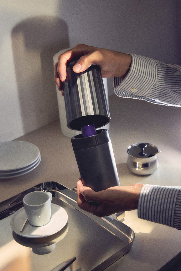 Reciclador para cápsulas de café Plissé