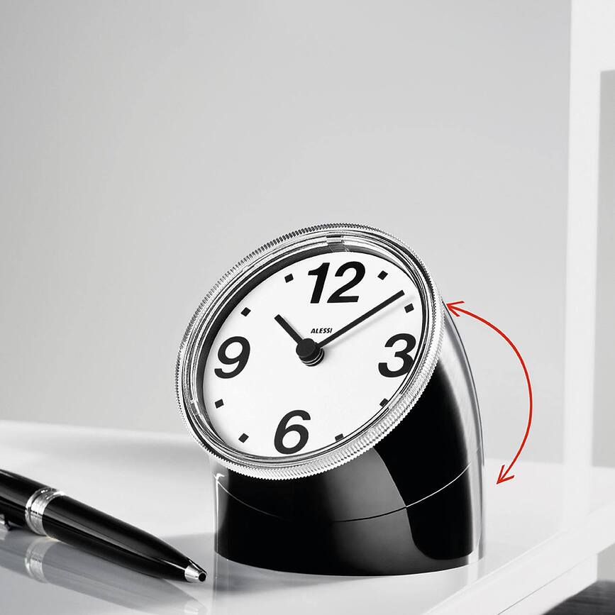 Reloj de mesa Cronotime, negro