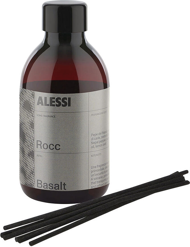 Rocc Basalt Diffuseur à Bâtonnets, parfum Basalt, bâtonnets en rotin