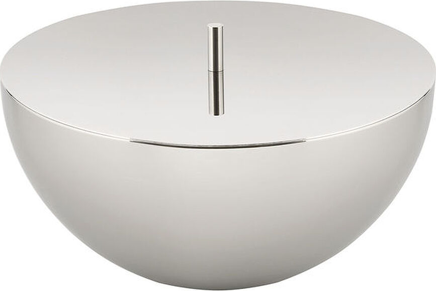 Rocc Pot à Bougie avec couvercle, acier brillant