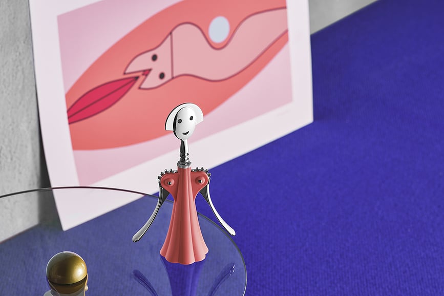 Sacacorchos Alessi Anna G, amarillo