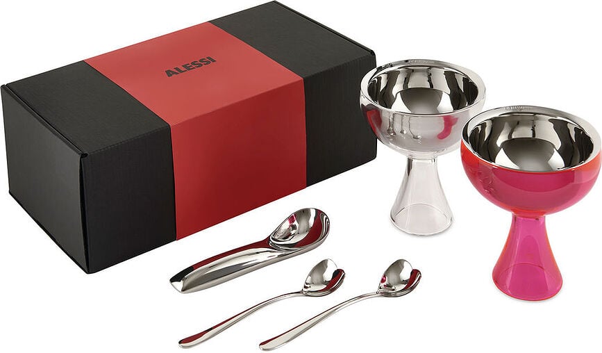 Set de Accesorios para Postres Helados Alessi & Ice Cream, en caja de regalo, Set de 5 piezas