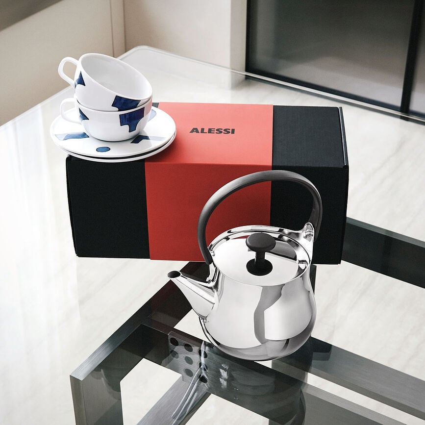 Set de Té Alessi & Tea, en caja de regalo, 5 piezas