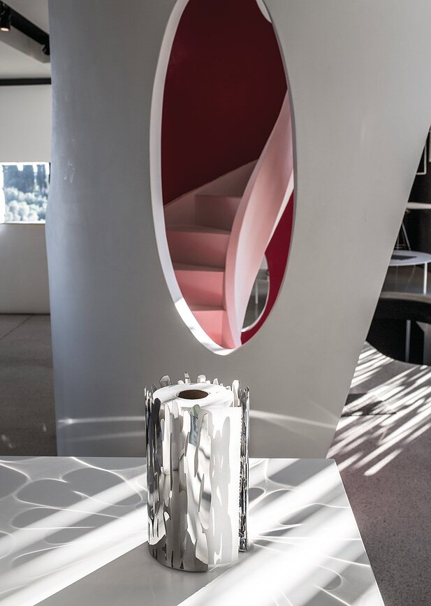 Portarrollos Bark, negro