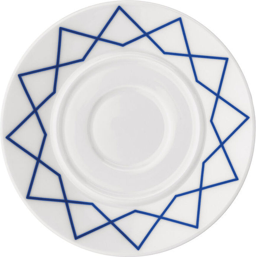 Soucoupe pour tasse à thé ou à café La Bella Tavola, motif bleu