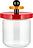 Tarro hermético Alessi ES16, 0.75 L, rojo