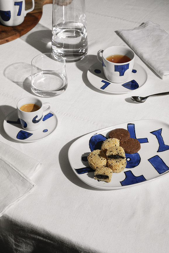 Taza de Moca Itsumo Yunoki, 85 ml, con platillo