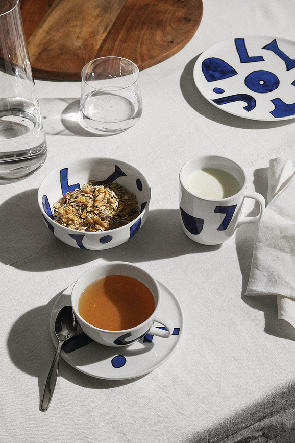 Taza de té Itsumo Yunoki, 240 ml, con plato