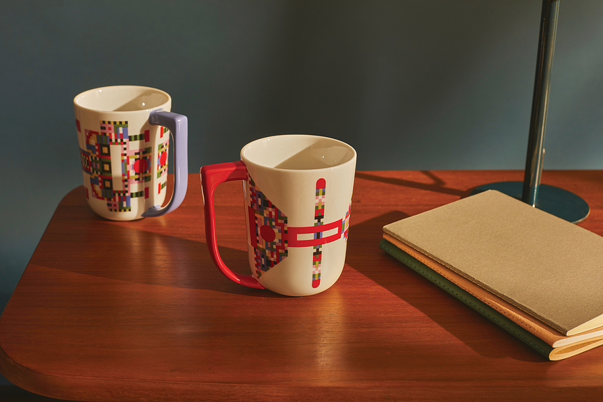 Taza Holyhedrics 400 ml, roja