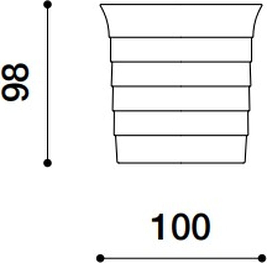 Taza de acero inoxidable latonado Il Tornitore Matto Dervisci II