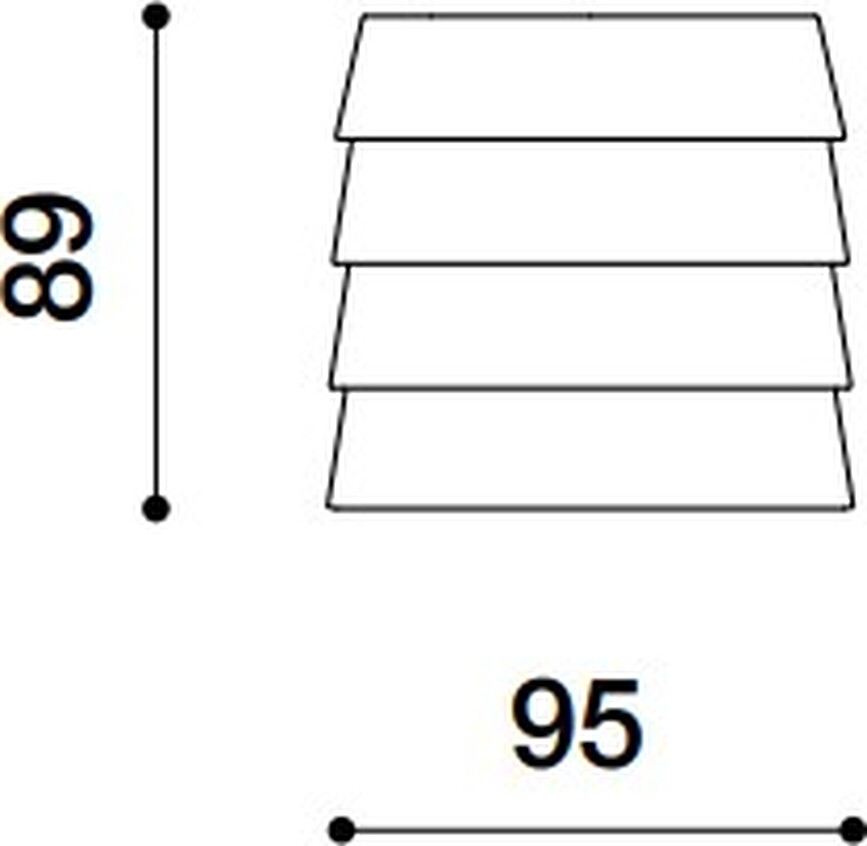 Taza de acero inoxidable Il Tornitore Matto Dervisci III, negro