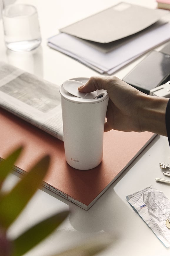 Taza térmica Buri, 330 ml, crema