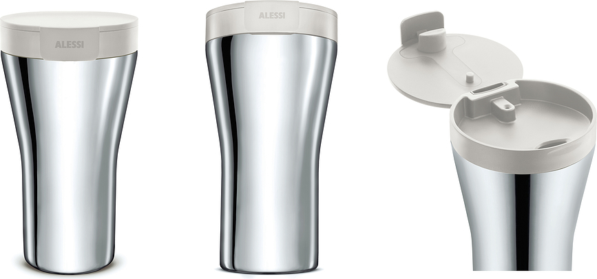 Taza térmica Caffa, roja