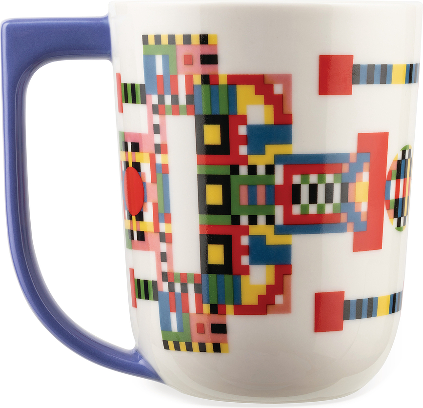 Tazza strutturata Holyhedrics 400 ml celeste