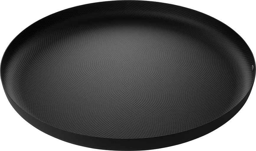 Texture Pladanj okrugli crni