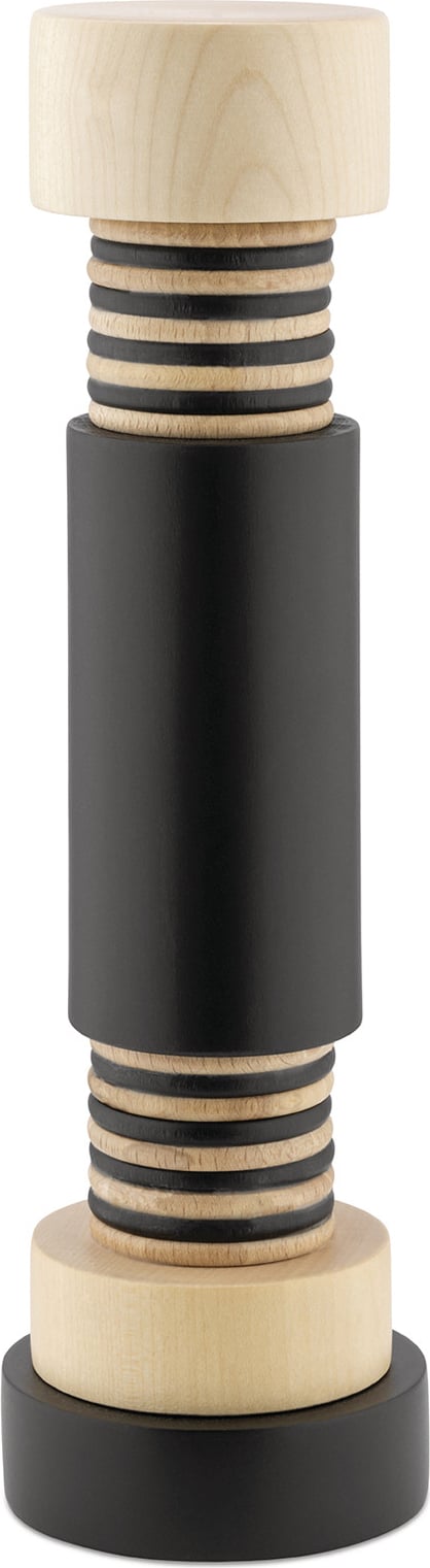 Twerg Salz- und Gewürzmühle schwarz