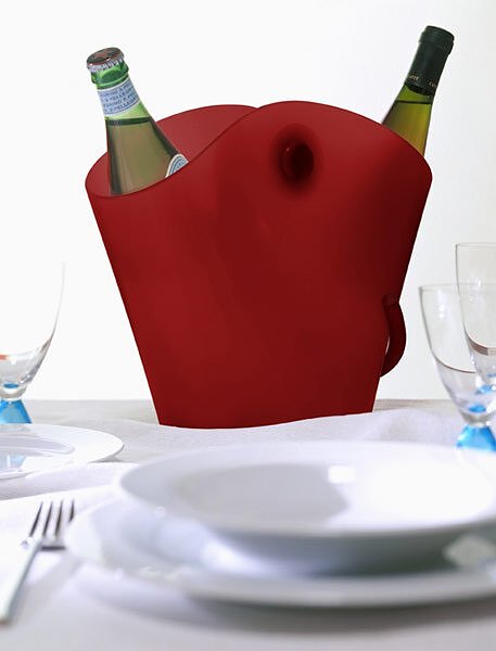 Chiringuito Panier à Bouteilles pour 2 bouteilles, blanc