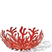 Mediterraneo Fruit bowl 25 cm red