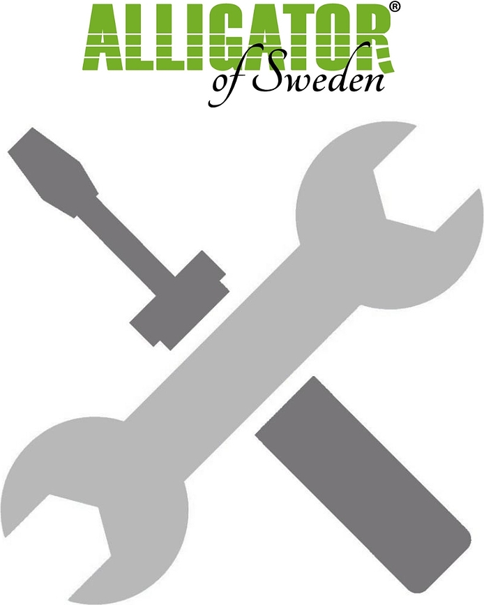 Alligator Εξάρτημα Καθαρισμού για Κόφτη, ανοξείδωτο ατσάλι