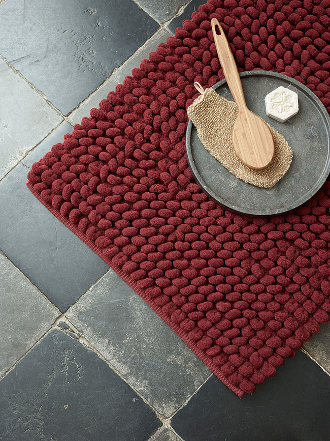 Alfombra de Baño Axel, 60 x 60 cm, rosa empolvado