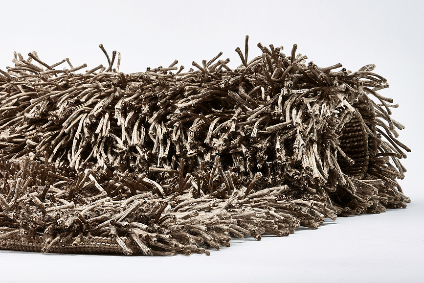 Alfombra de baño Kemen, 70 x 120 cm, gris oscuro