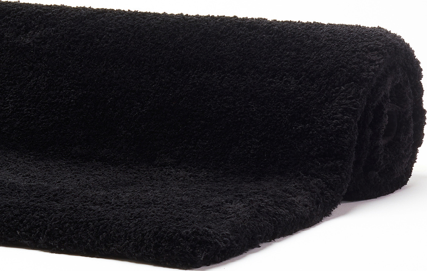 Alfombra de Baño Mauro, 70 x 120 cm, negra