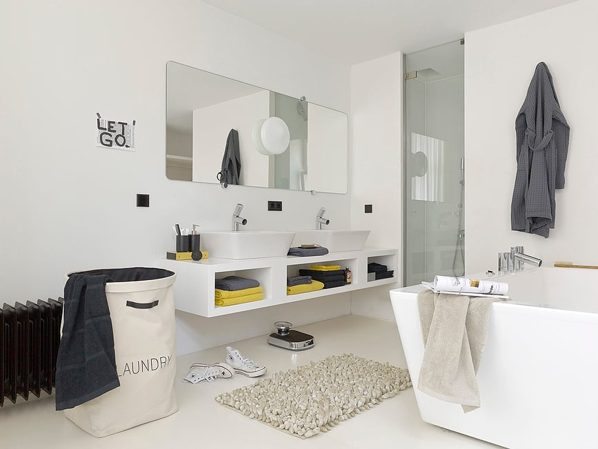 Alfombra de Baño Rocca, 70 x 120 cm, beige claro