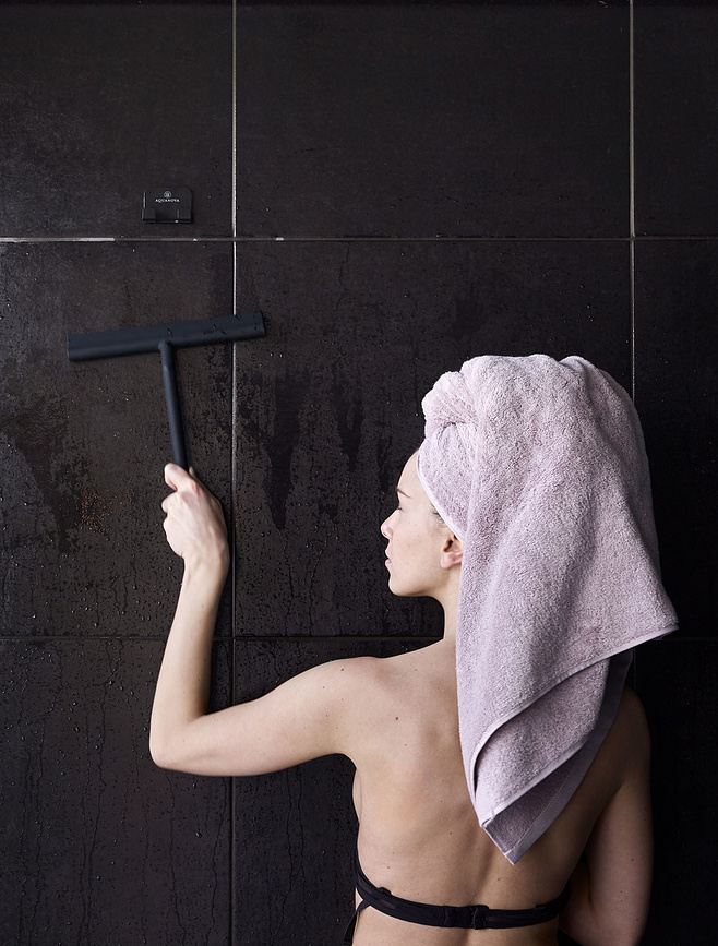 Arvid Σκούπα Ντους, μαύρη, 3 τμχ