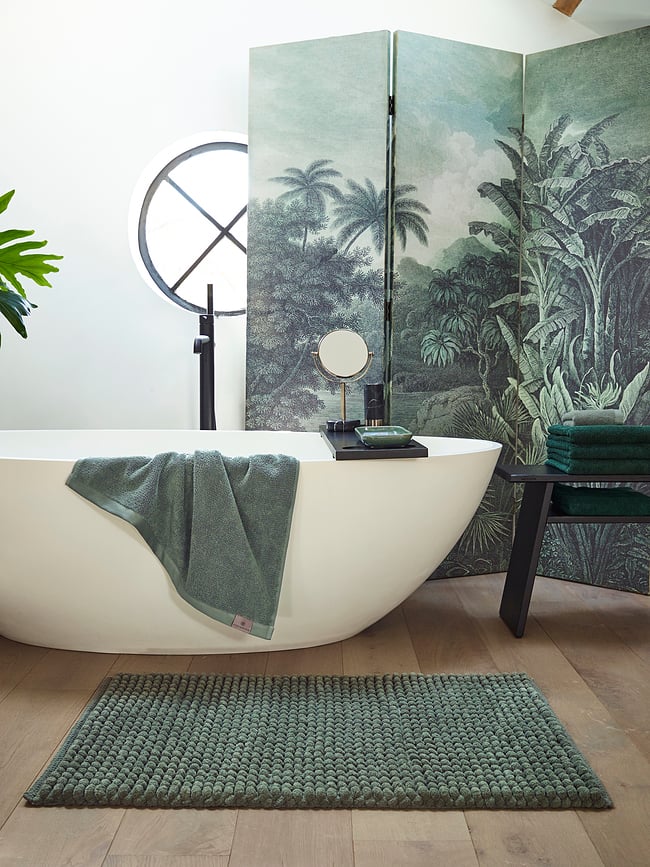 Axel Tapis de Bain 60 x 60 cm, brun clair