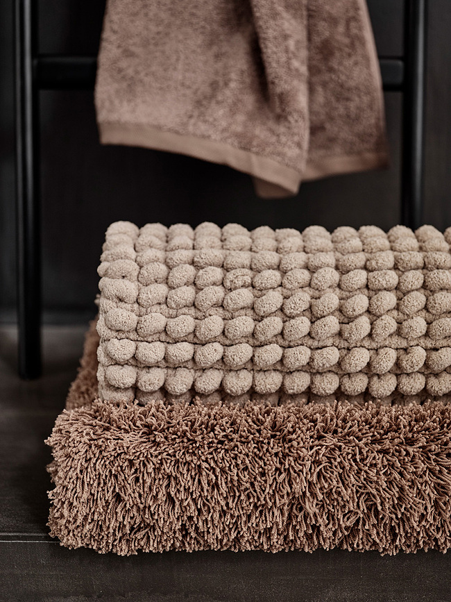 Axel Tapis de Bain 70 x 120 cm, rose poudré