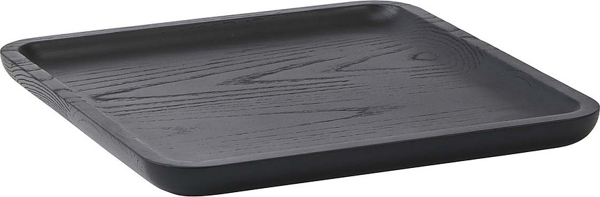 Bandeja decorativa Cole, negra