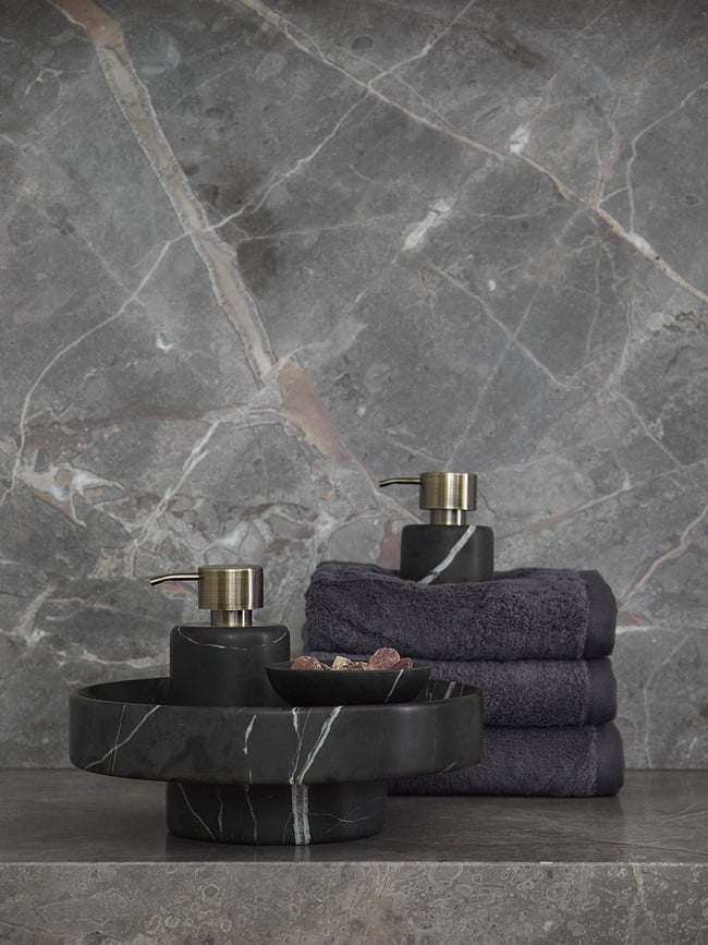 Bandeja decorativa Nero, 30 cm, negra