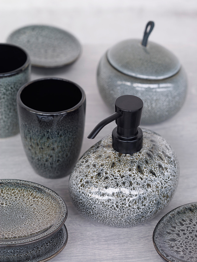 Bote de baño Ugo, verde bosque