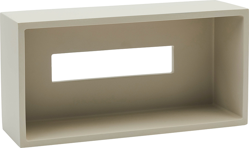 Caja para pañuelos Moon, negra