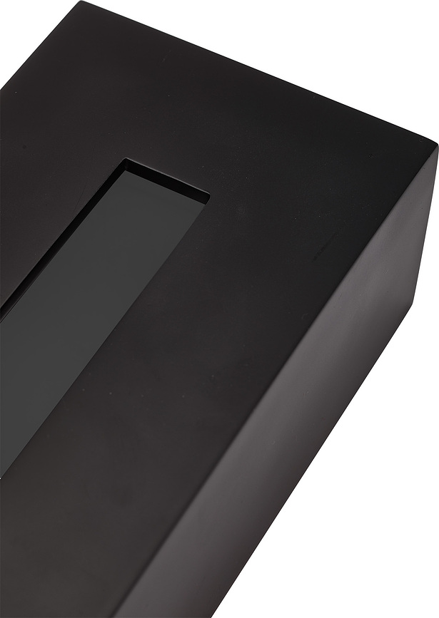 Caja para pañuelos Moon, negra