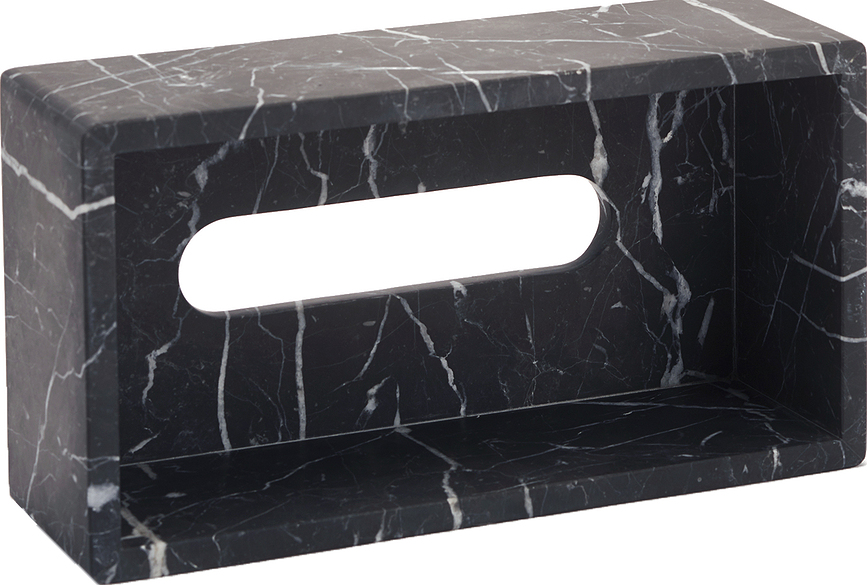 Dispensador de pañuelos Nero, negro