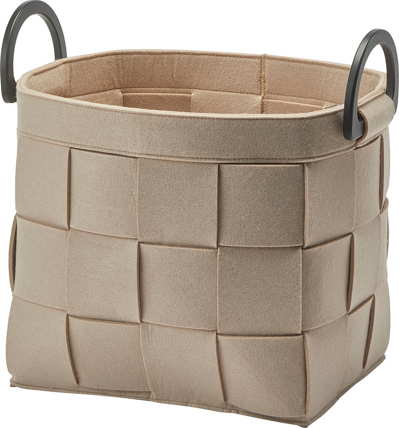 Cesta de almacenamiento Dix, beige