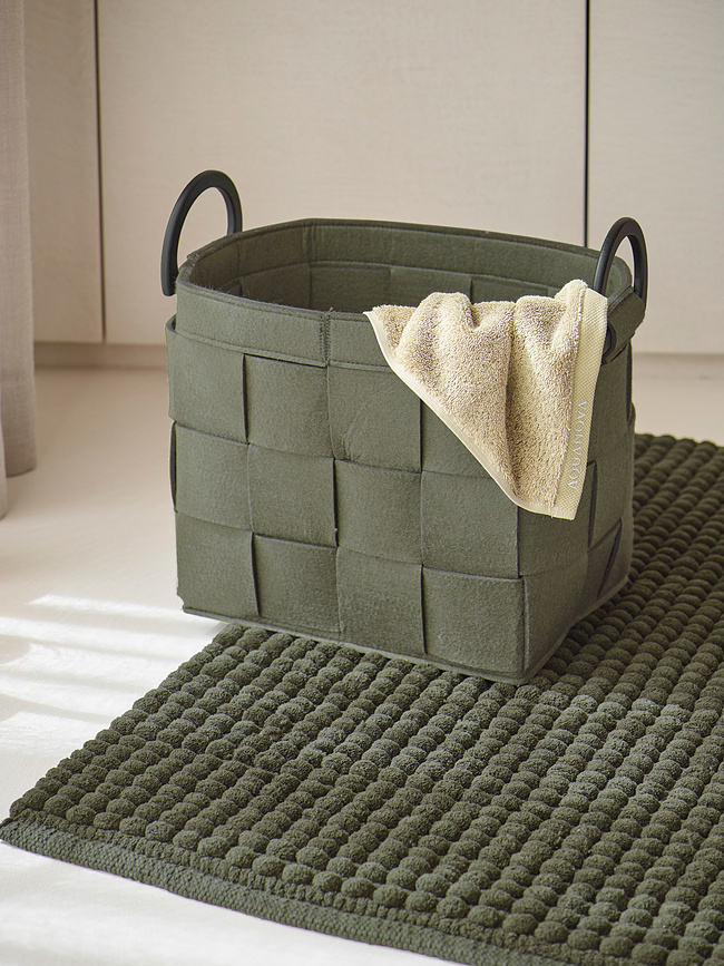 Cesta de almacenamiento Dix, beige