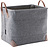 Cesto de almacenamiento Lubin M, gris