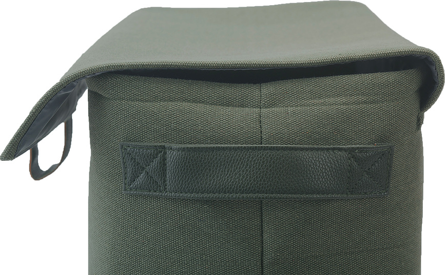 Cesto de Ropa Sucia de doble compartimento Arian, antracita